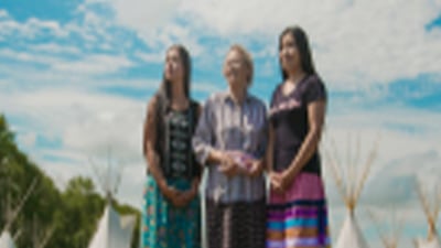 Native American family