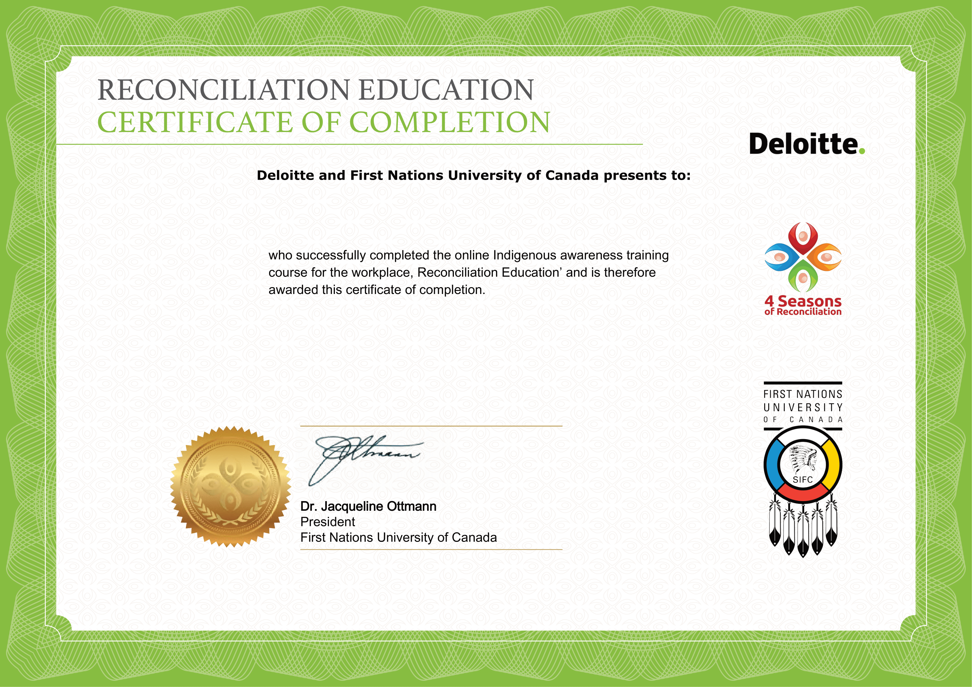 English Certificate Design - Sample-1