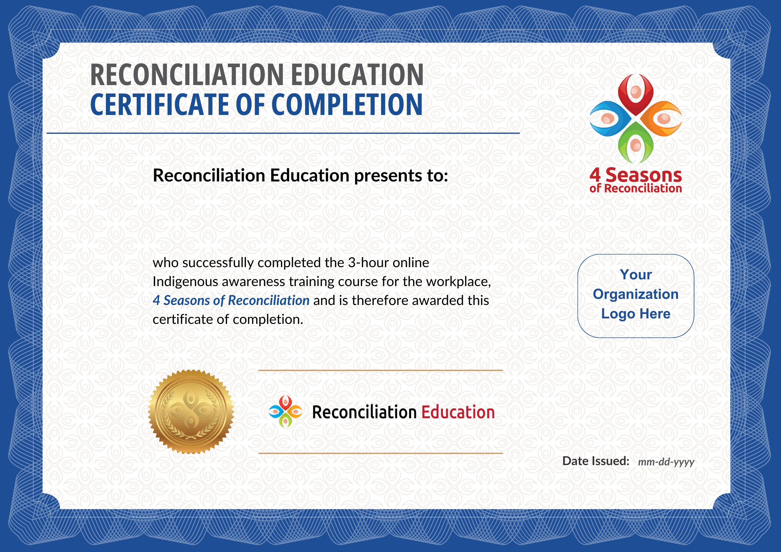 New Certificate 2025