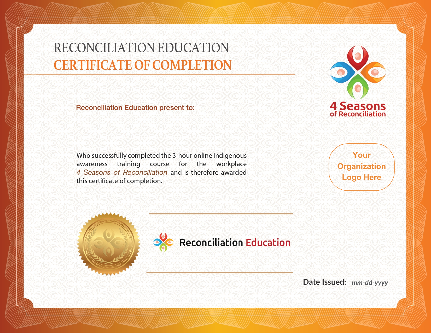 New Certificate 2025